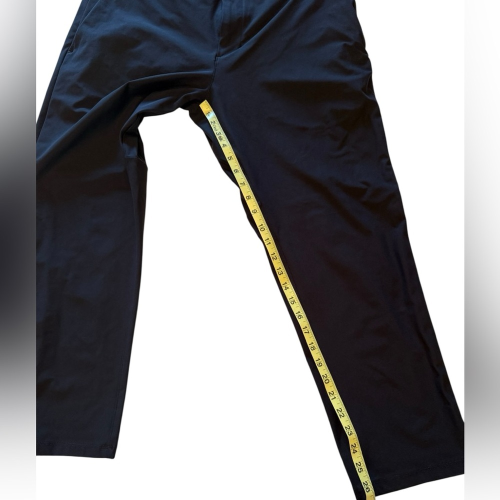 Lululemon Commission Pant Classic Warpstreme 28"Inseam Black 36” Waist Orig $128 - Picture 10 of 10